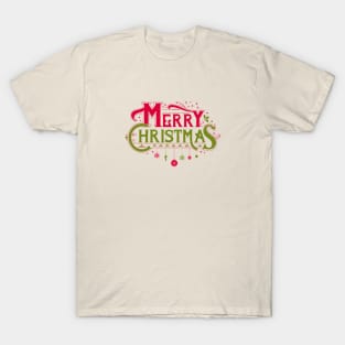 MERRY CHRISTMAS DESIGN - POSTCARD T-Shirt